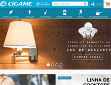 Tablet Screenshot of cigame.com.br